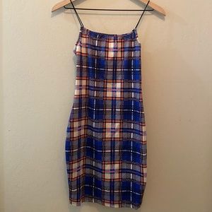 Princess Poly Mini Plaid Dress